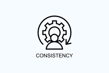 Consistency Vector  Or Logo Sign Symbol Illustration