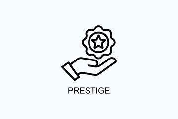 Prestige Vector  Or Logo Sign Symbol Illustration