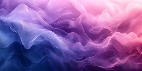Obraz premium An ethereal swirl of soft pastel colors, blending shades of blue, purple, and pink in a dreamlike abstract pattern that evokes a sense of tranquility and calm.