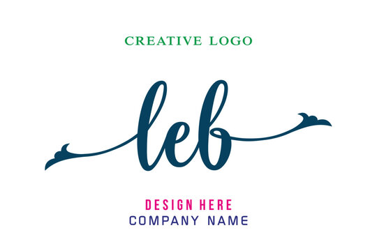 LEB  lettering logo is simple, easy to understand and authoritative