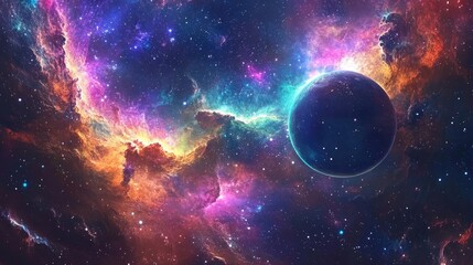 A psychic-themed background with a glowing crystal ball, tarot cards, and swirling mystical energy against a deep purple backdrop.