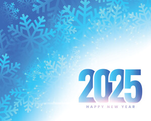 Happy New Year 2025. Festive background for your design. Vector illustration.