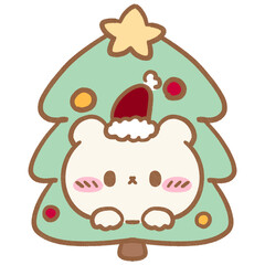 Christmas cute characters 