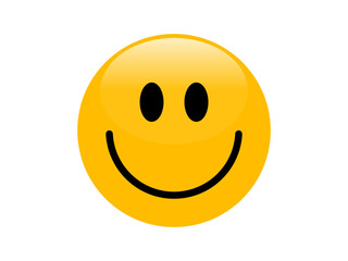 Smiley emote. Smiling face icon. Cute smile sign. Happy emotion symbol. Emoticon symbol sign. Vector illustration eps10