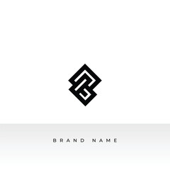 Logo letter S unique design with a white background S logo