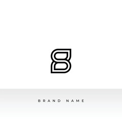 Logo letter S unique design with a white background S logo