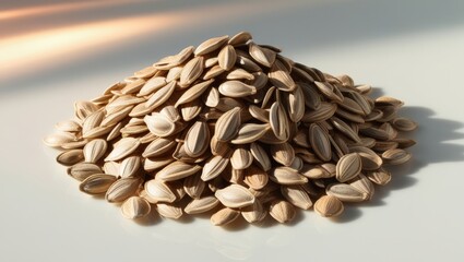 Obraz premium sunflower seeds in a pile