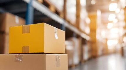 Advanced Smart Logistics Systems in Automated Warehouse - High-Tech Storage Solutions for Real-Time Warehousing Efficiency and Innovation