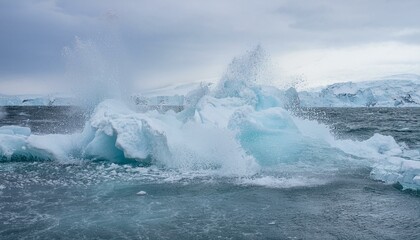 빙하가 붕괴하고 있다