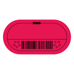 Brutalist Sticker Template