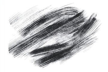 This abstract painting is created with loose, flowing brushstrokes that suggest movement and energy. The canvas is filled with dynamic lines that create a sense of depth and texture.