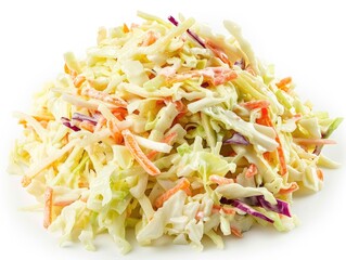 Fresh, colorful coleslaw salad.