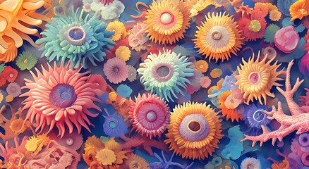 Colorful Microbial Universe