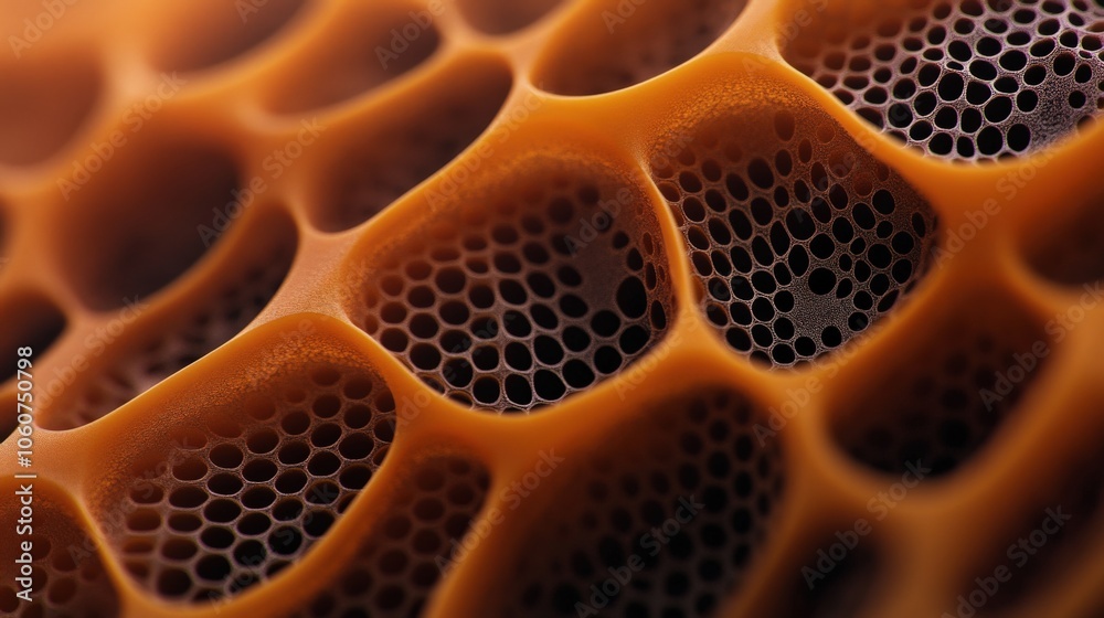 Poster Explore intricate patterns found in honeycomb structures