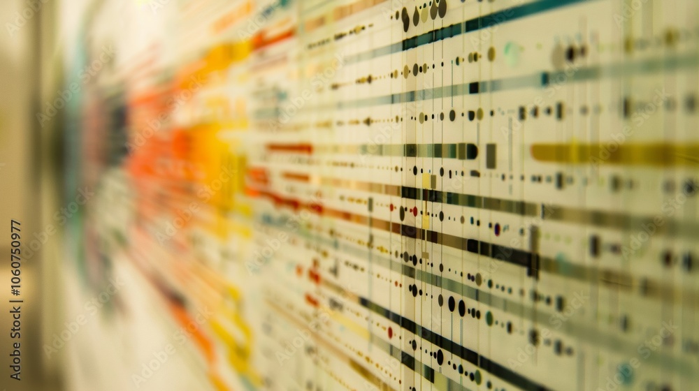 Poster abstract colorful background showing lines and dots creating a modern design, perfect for websites, 