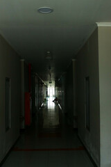 Hallway
An apartment hallway with light at the end