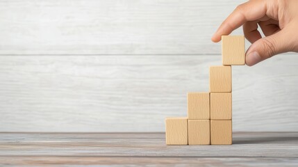 Financial advisor showing client a bar chart with future savings, wealth process, clean layout