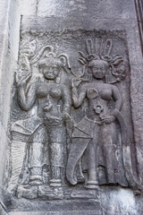 Beautiful Apsara in Angkor Wat, Siem Reap, Cambodia.