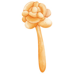 whimsical illustration of honey dipper with unique design
