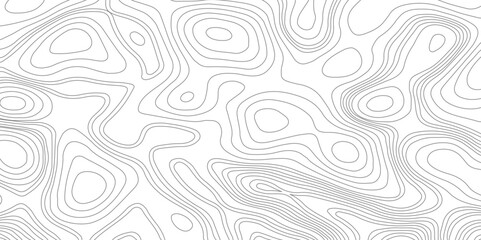 Abstract Topographic Contour Line Pattern, Minimal Topographic Map Pattern Background.