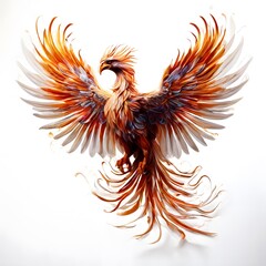 Obraz premium concept painting design object on white background