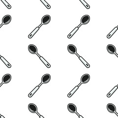 spoon vector seamless pattern design, repeated pattern background