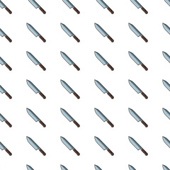 vector knife seamless pattern background, repeated pattern design