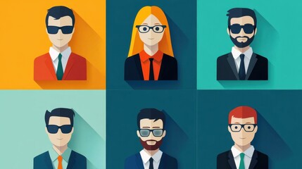 Remote Team in Grid View for Presentation Planning