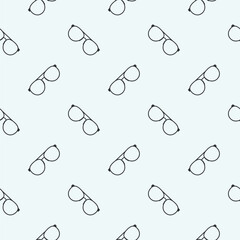 sunglasses vector repeated pattern, seamless pattern background of sunglasses