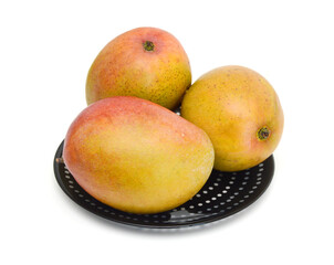 Mango fruits isolated on white background