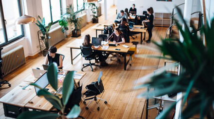 interior of a modern office