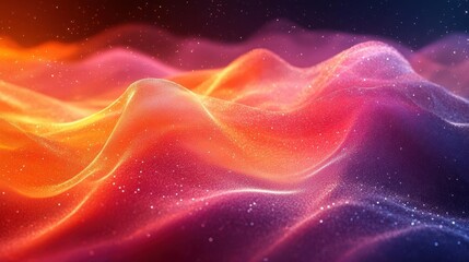 Fototapeta premium digital abstract background blending vibrant colors and dynamic shapes representing technological processes and advancements perfect for illustrating network capabilities and innovation