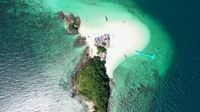 Beach view on Khai Nok island or (Koh Khai Nok) Phuket Province, Thailand Asia