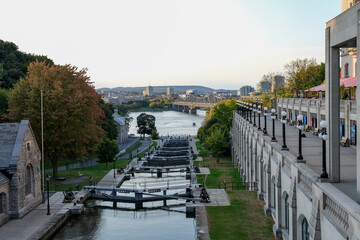 Rideau Canal, Locks 1 - 8, Ottawa, October 2024