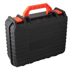 box for tools or documents on equipment maintenance for a car mechanic, electrician. Isolated object on a transparent background