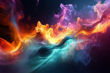 Fototapeta premium light, design, illustration, bright, wallpaper, shine, decoration, backdrop, pattern, glowing, texture, flow, abstract, background, fluid
