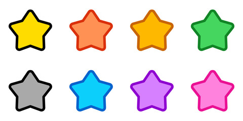 Fototapeta premium Editable vector star favorite bookmark icon. Part of a big icon set family. Perfect for web and app interfaces, presentations, infographics, etc