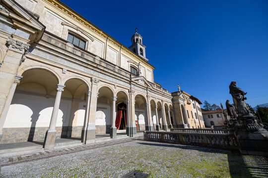 The Cathedral of Clusone, a beautiful town close to Bergamo in Lombardia