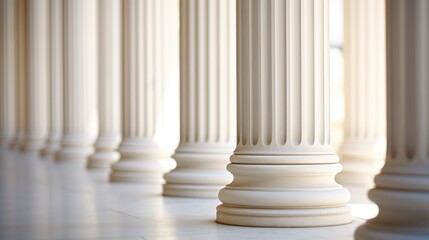 Explore the timeless elegance of classical architecture with majestic columns