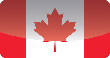 National flag of Canada.Vector illustration