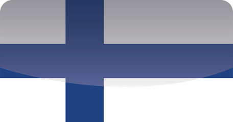 Obraz premium National flag of Finland.Vector illustration