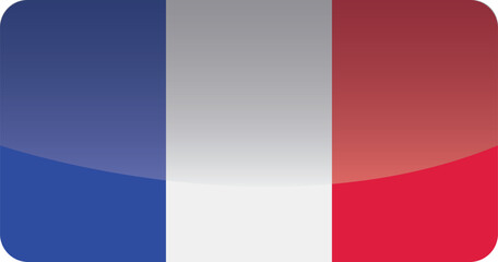 National flag of France.Vector illustration