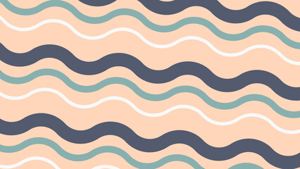 sea waves seamless pattern