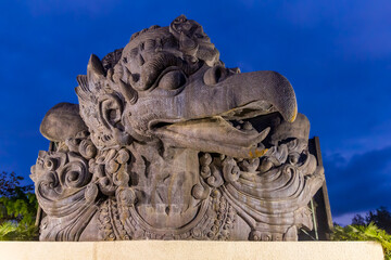 Statue in the Garuda Wisnu Kencana park, Bali, Indonesia