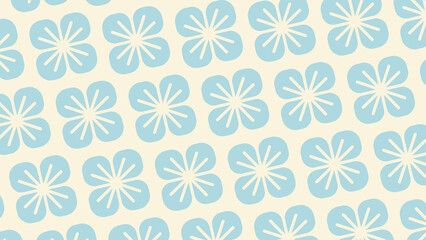 seamless background with flowers