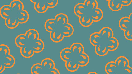 seamless pattern with flowers