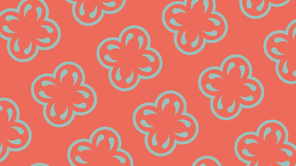 seamless background with flowers