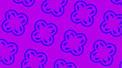 seamless pattern with flowers