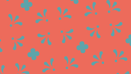 seamless pattern with autumn leaves