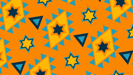 seamless pattern with stars